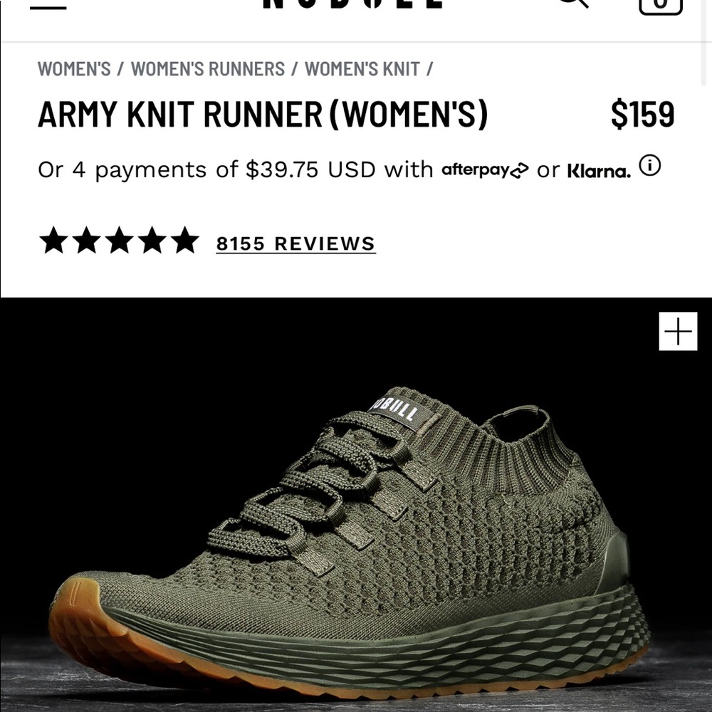 NoBull Knit Runner Shoes- Green